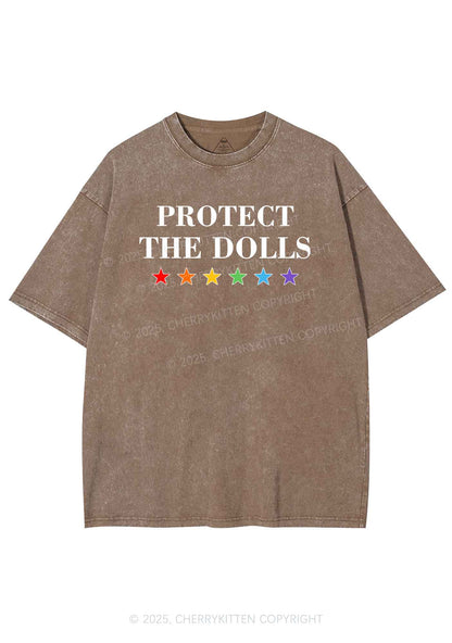 Protect The Dolls Pride Y2K Shirts Washed Tee Cherrykitten