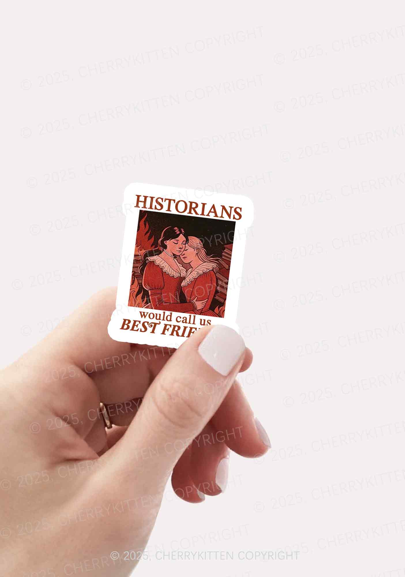 Call Us Best Friends Pride 1Pc Y2K Sticker Cherrykitten