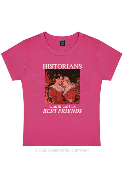 Call Us Best Friends Pride Y2K Baby Tee Cherrykitten