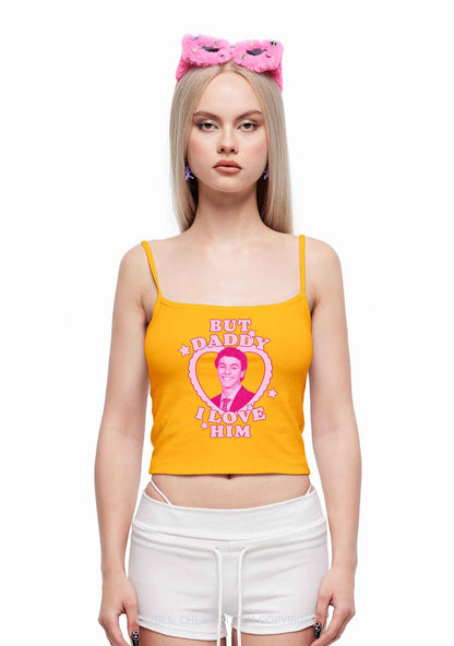 Daddy I Love Him Luigi Y2K Spaghetti Strap Cami Cherrykitten