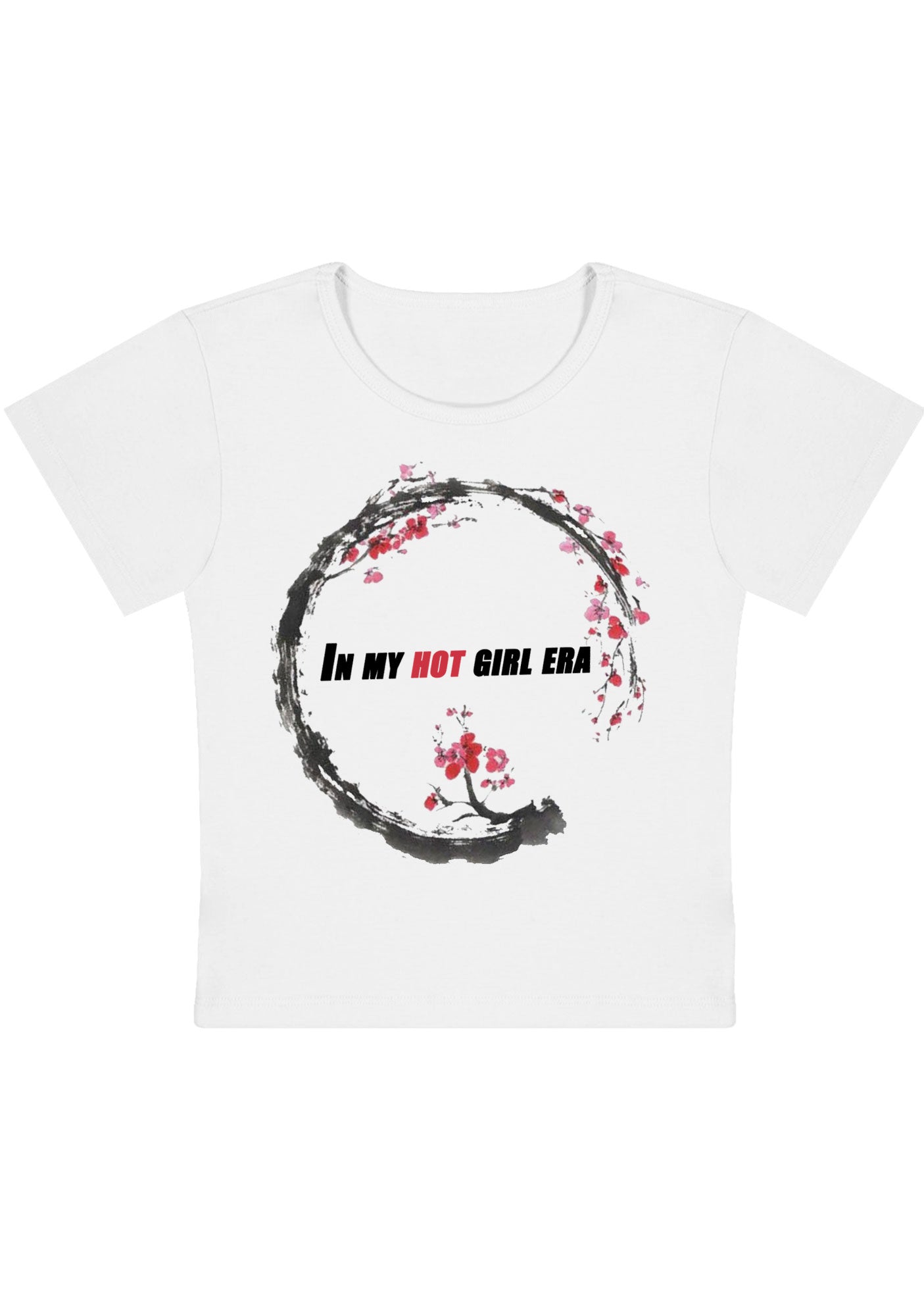Curvy In My Hot Girl Era Baby Tee