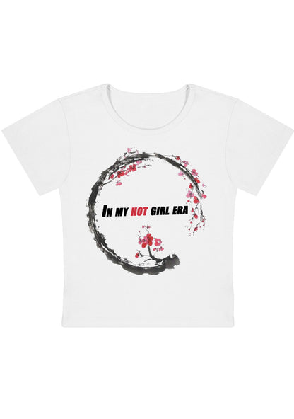 Curvy In My Hot Girl Era Baby Tee