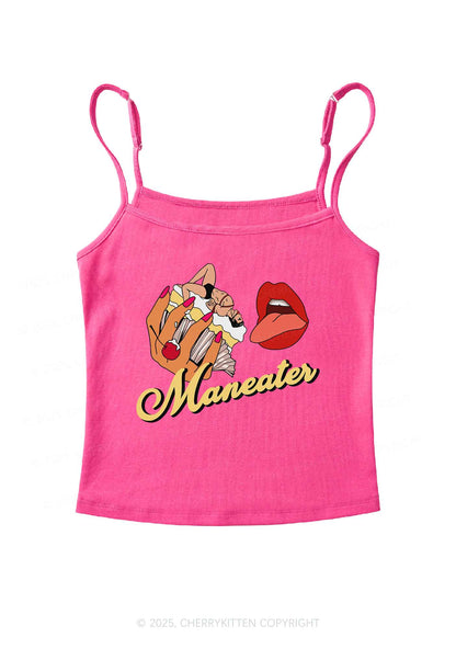 Maneater Mouth Y2K Spaghetti Strap Cami Cherrykitten