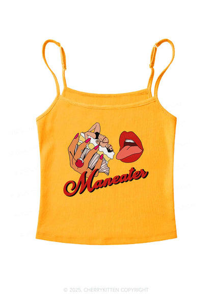 Maneater Mouth Y2K Spaghetti Strap Cami Cherrykitten