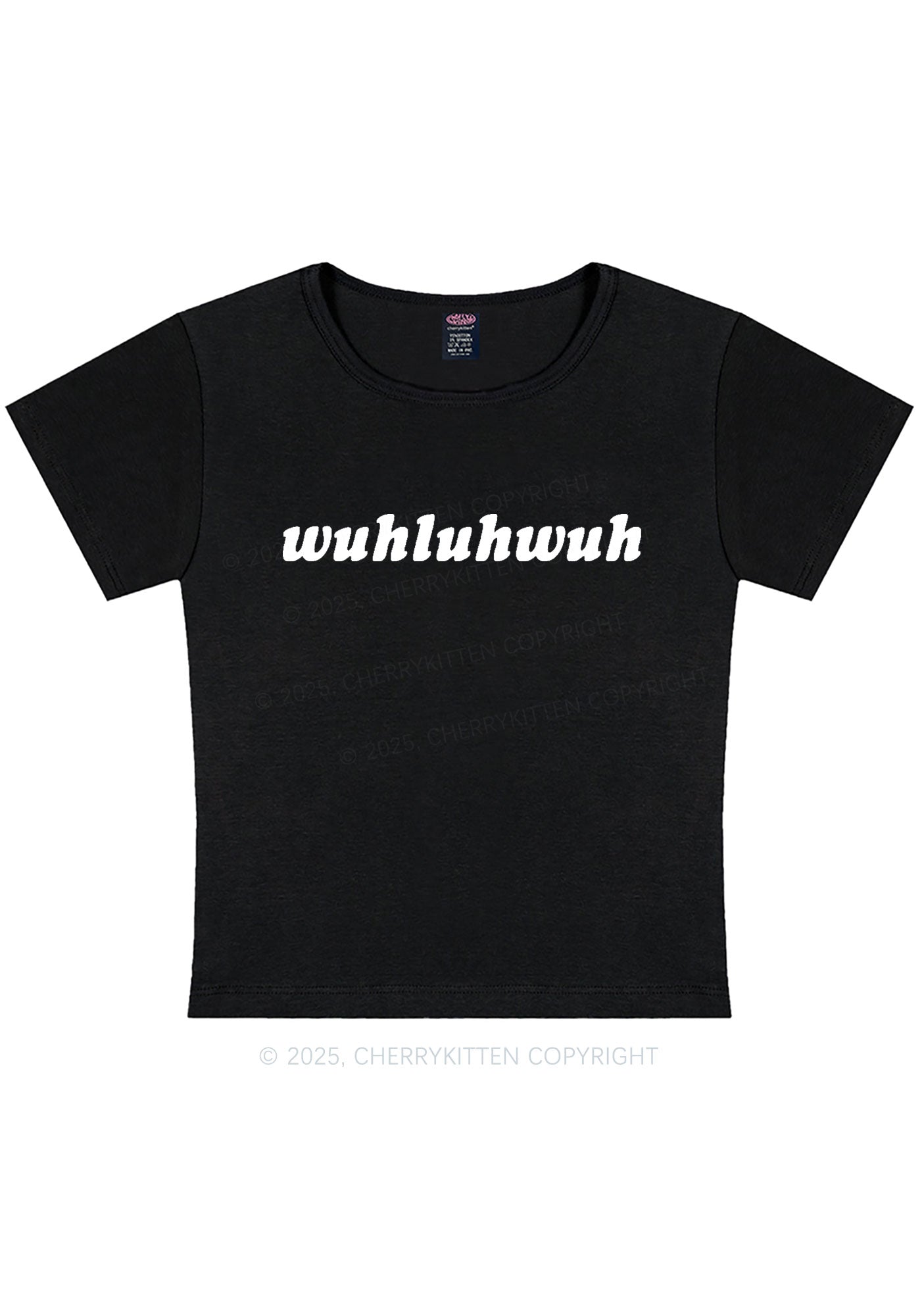 Wuhluhwuh Pride Y2K Baby Tee Cherrykitten