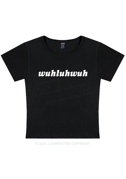 Wuhluhwuh Pride Y2K Baby Tee Cherrykitten