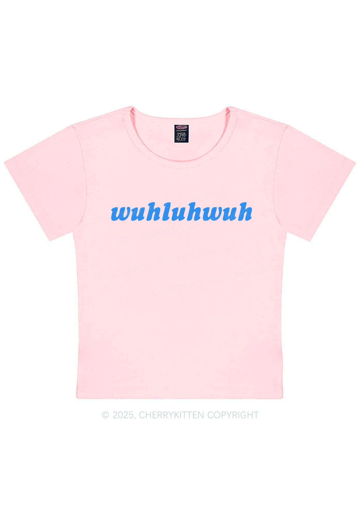 Wuhluhwuh Pride Y2K Baby Tee Cherrykitten