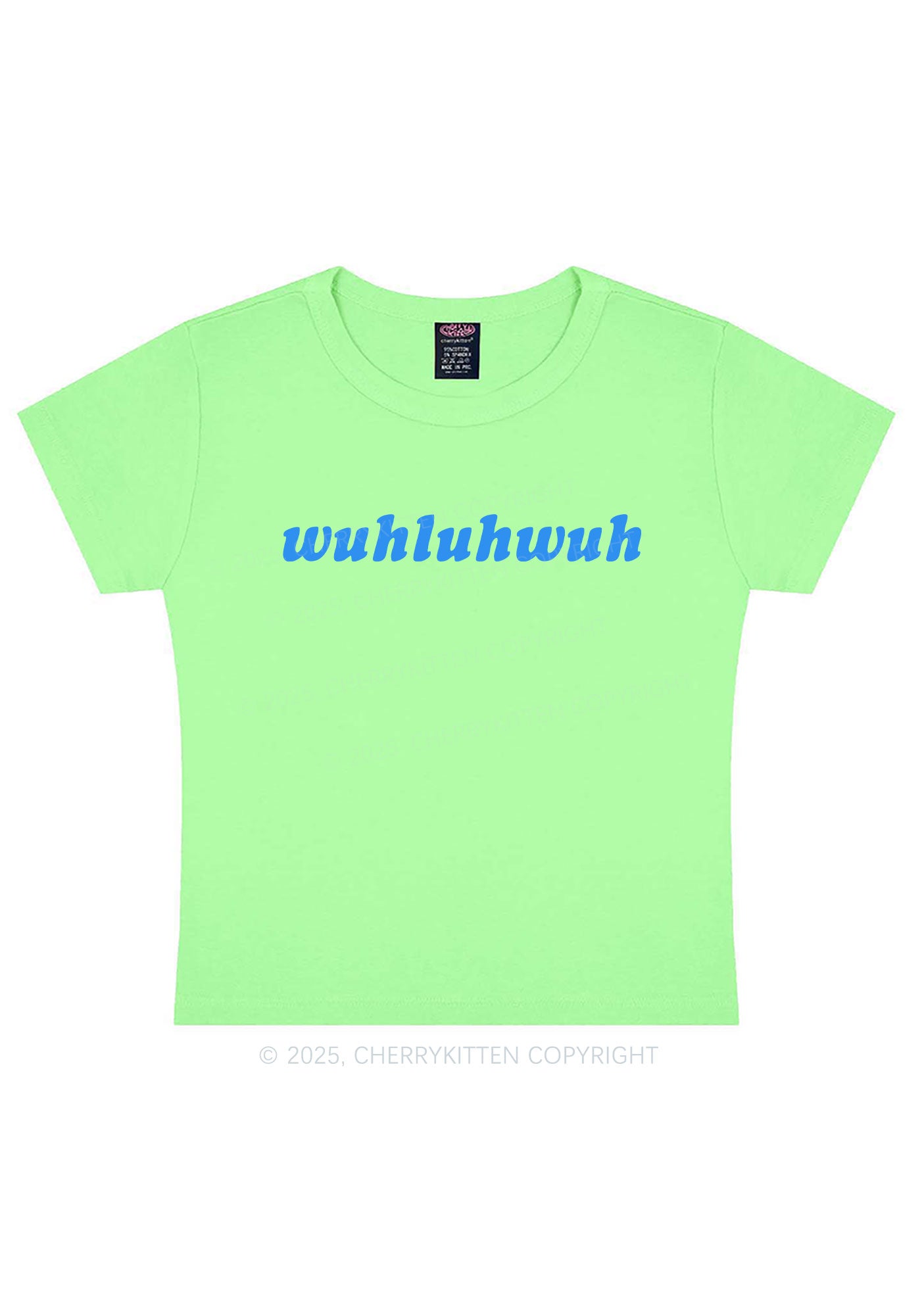 Wuhluhwuh Pride Y2K Baby Tee Cherrykitten