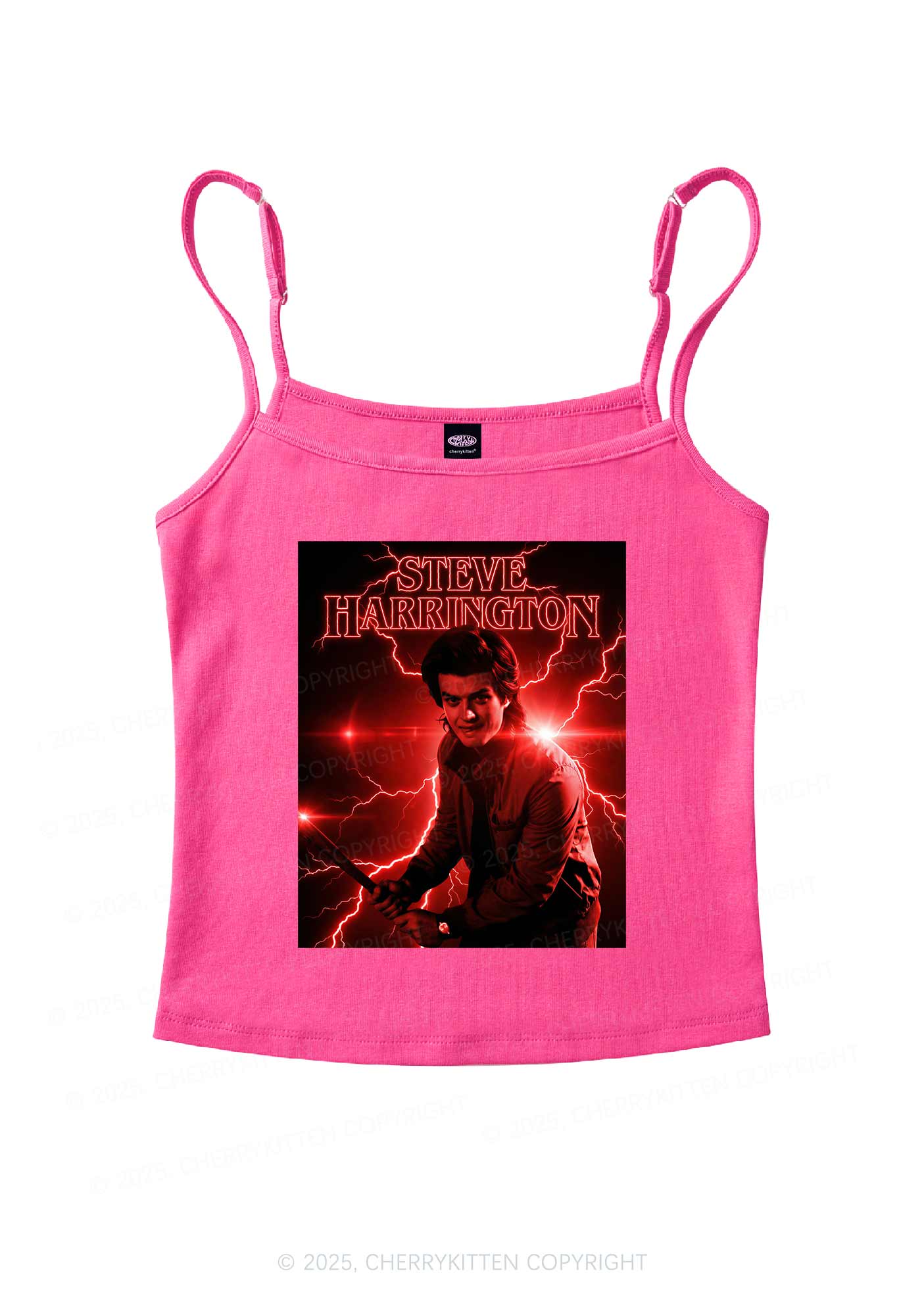 SH Red Lightning Y2K Spaghetti Strap Cami Cherrykitten
