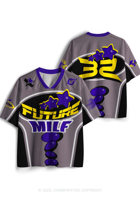 Custom Grey Future Mxxf Y2K Sport Jersey Shirts Cherrykitten