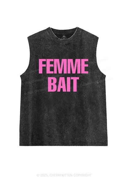 Femme Bait Pride Y2K Washed Muscle Tank Cherrykitten