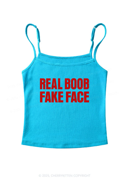 Fake Face Real Bxxb Y2K Spaghetti Strap Cami Cherrykitten