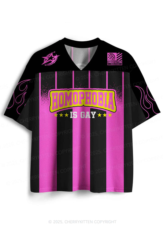 Custom Homophobia Gay Pride Y2K Sport Jersey Shirts Cherrykitten