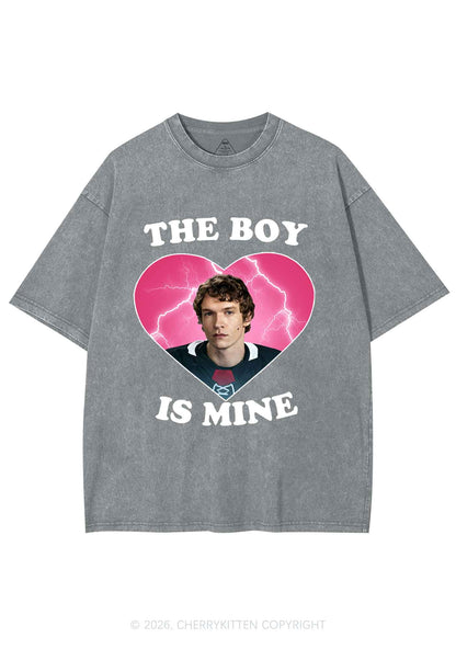 The Boy Is Mine CS Y2K Shirts Washed Tee Cherrykitten