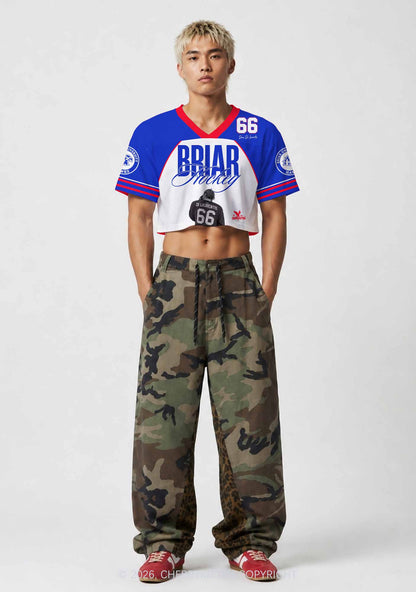 Legend Silhouette DL Y2K Crop Sport Jersey Shirts Cherrykitten