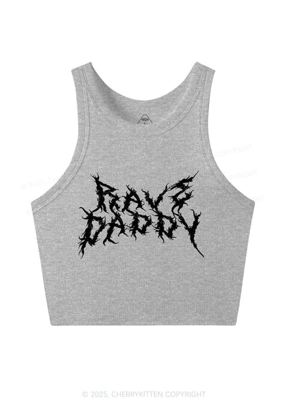 Rave Daddy Y2K Crop Tank Top Cherrykitten