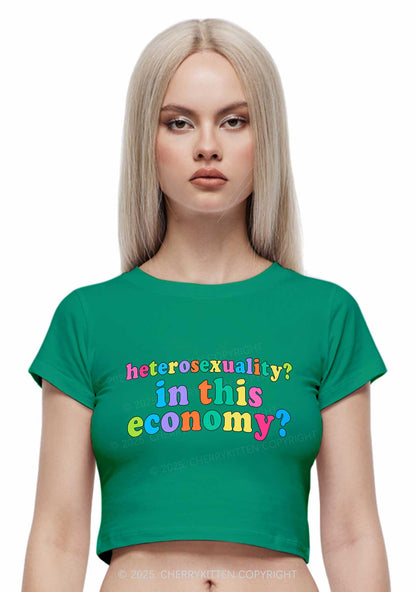 Heterosexuality In This Economy Pride Y2K Baby Tee Cherrykitten