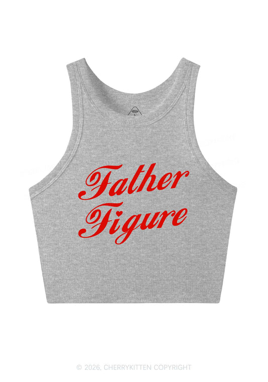 Father Figure Valentine's Day Y2K Crop Tank Top Cherrykitten