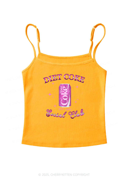 Diet Coke Social Club Y2K Spaghetti Strap Cami Cherrykitten