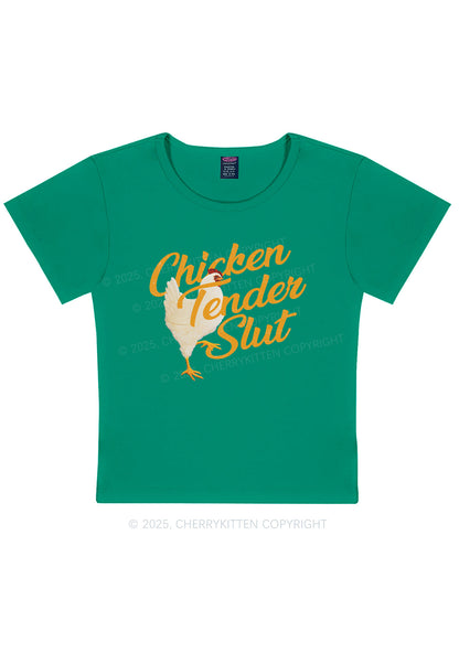 Chicken Tender Slxt Y2K Baby Tee Cherrykitten