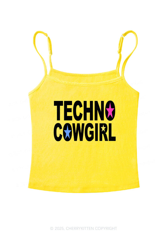 Techno Cowgirl Y2K Spaghetti Strap Cami Cherrykitten