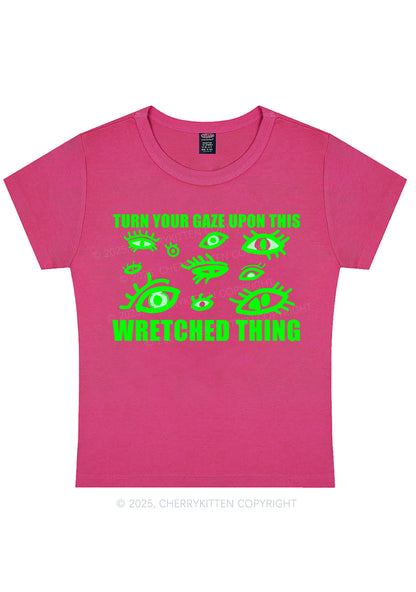 Turn Your Gaze Upon This Y2K Baby Tee Cherrykitten