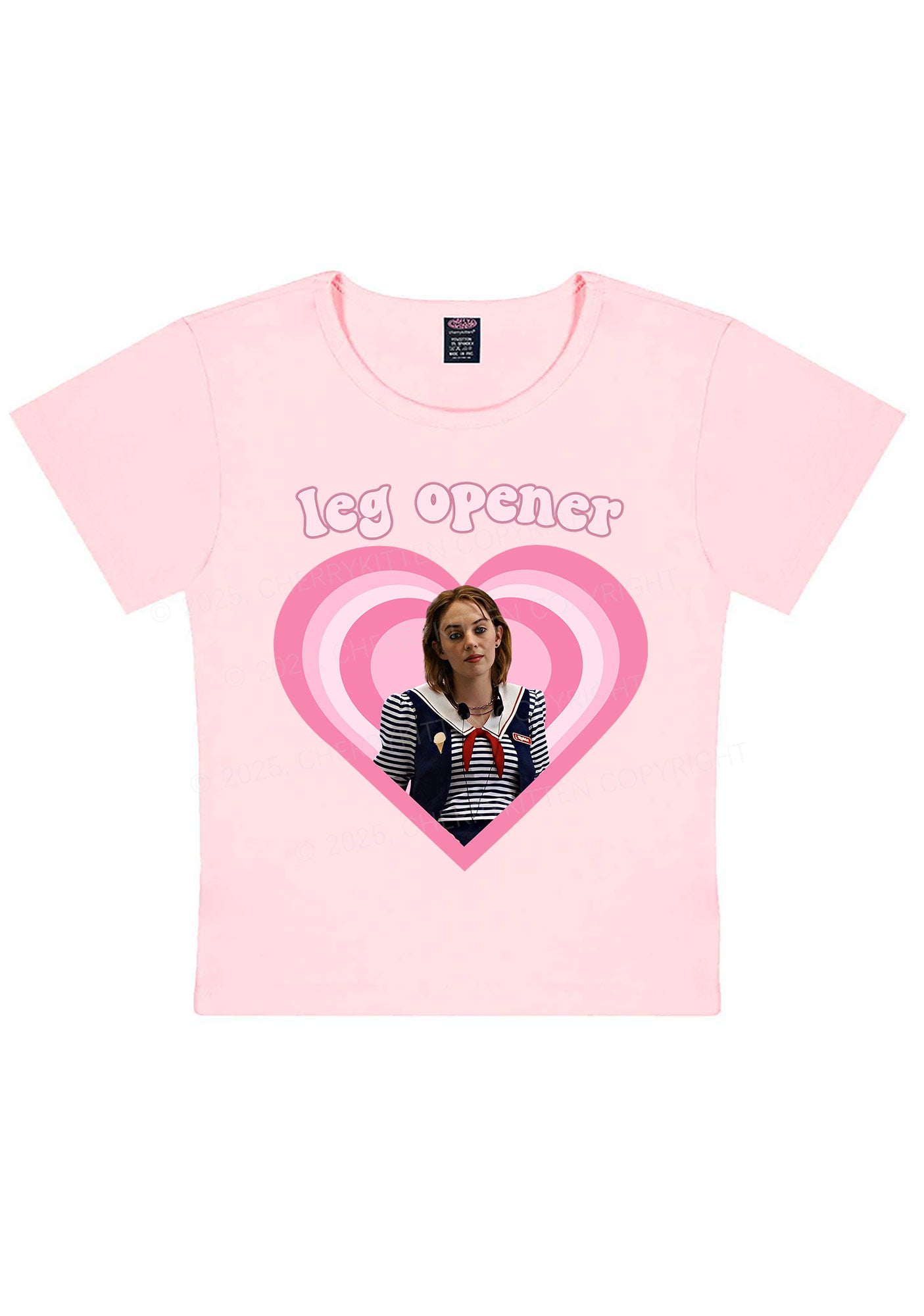 Leg Opener Pride Y2K Baby Tee Cherrykitten