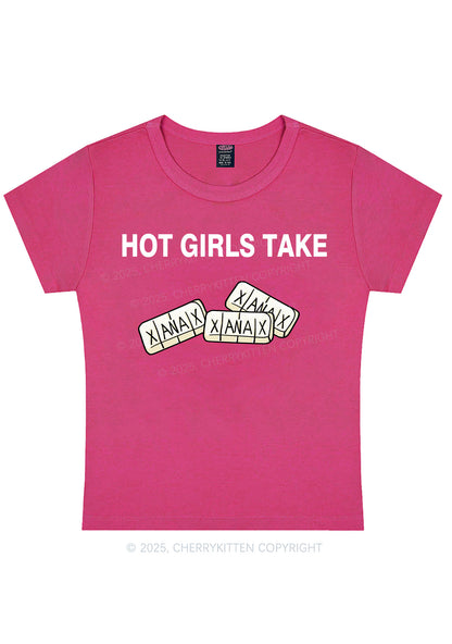 Hot Girls Take Xanax Y2K Baby Tee Cherrykitten