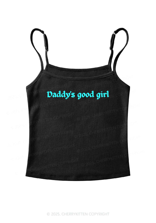 Daddys Good Girl Y2K Spaghetti Strap Cami Cherrykitten