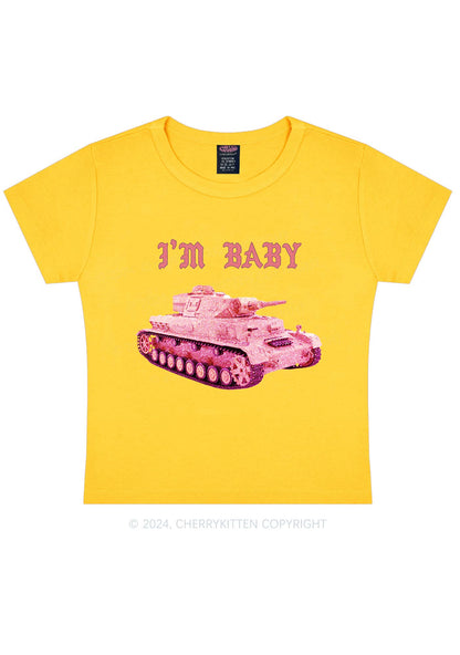 I'm Baby Tank Y2K Baby Tee Cherrykitten
