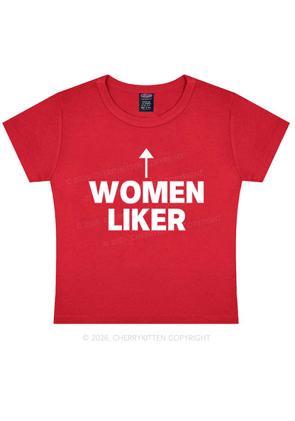 Women Liker Pride Y2K Baby Tee Cherrykitten