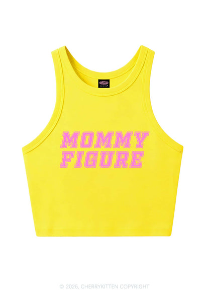 Mommy Figure Y2K Crop Tank Top Cherrykitten