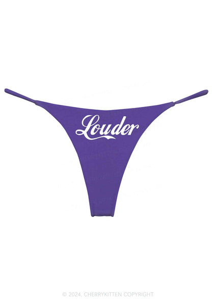 Custom Louder Y2K Bikini String Thong Cherrykitten