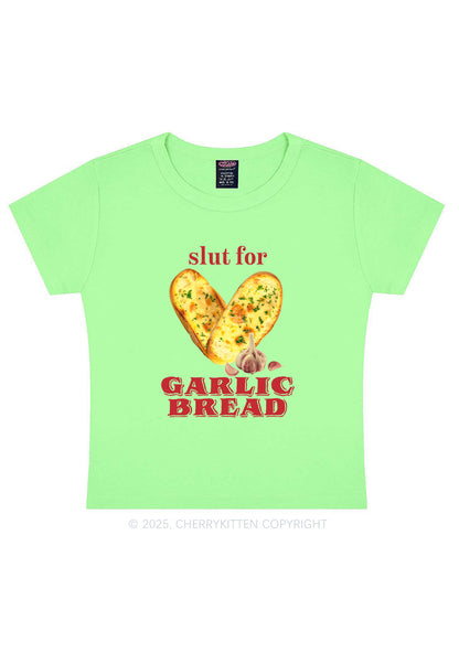 Slxt For Garlic Bread Y2K Baby Tee Cherrykitten