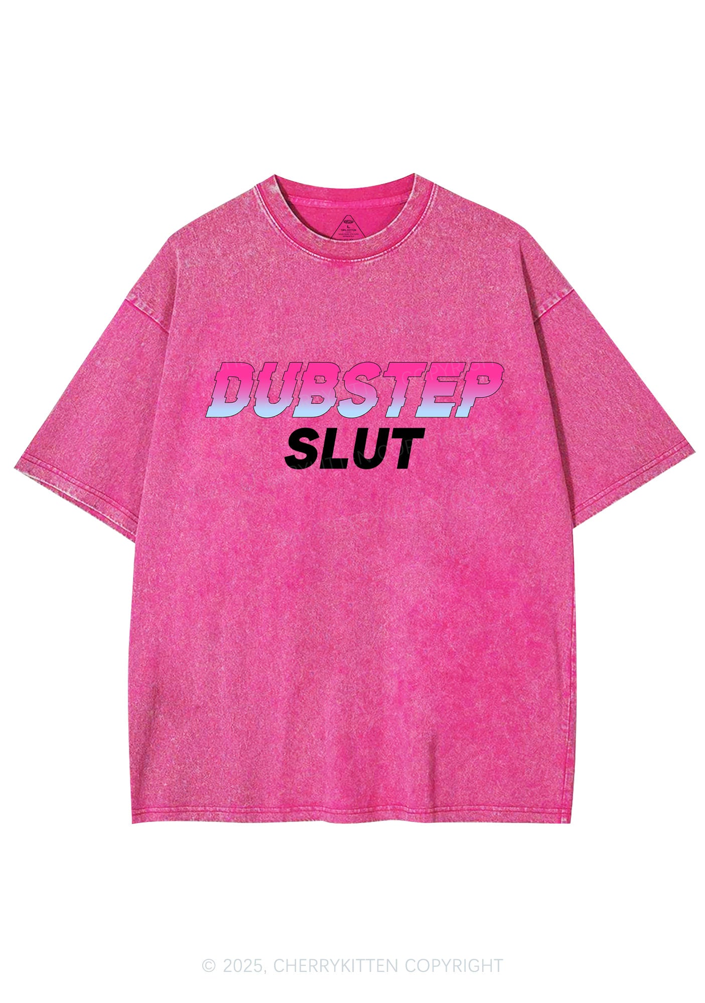 Dubstep Slxt Y2K Shirts Washed Tee Cherrykitten