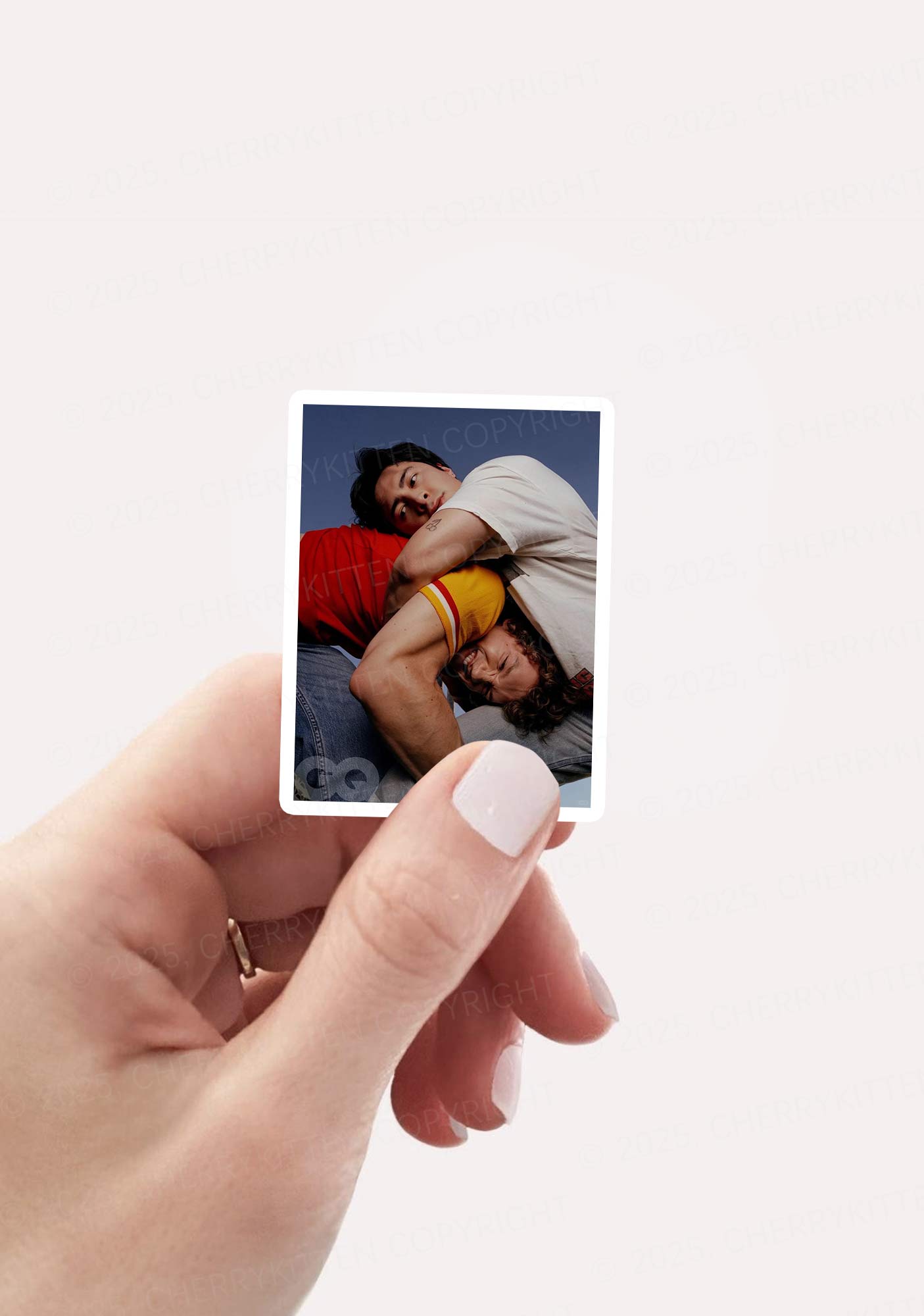 Back Hug HR 1pc Y2K Sticker Cherrykitten