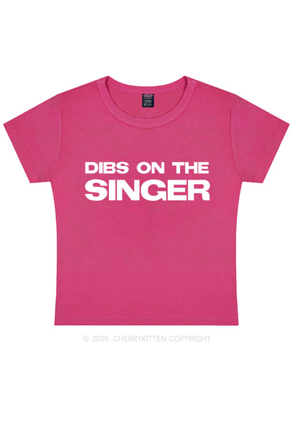 Dibs On The Singer Y2K Baby Tee Cherrykitten
