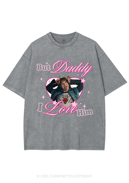 But Daddy I Love EM Y2K Shirts Washed Tee Cherrykitten