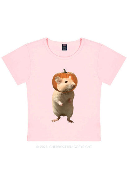 Halloween Silly Ratz Y2K Baby Tee Cherrykitten