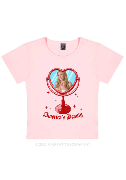 Custom Mirror Beauty Y2K Baby Tee Cherrykitten