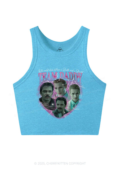 Team Daddy Y2K Crop Tank Top Cherrykitten