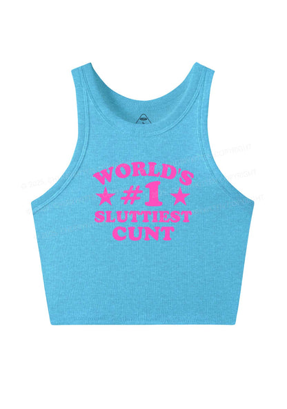 Worlds First Slxttiest Cxxt Y2K Crop Tank Top Cherrykitten