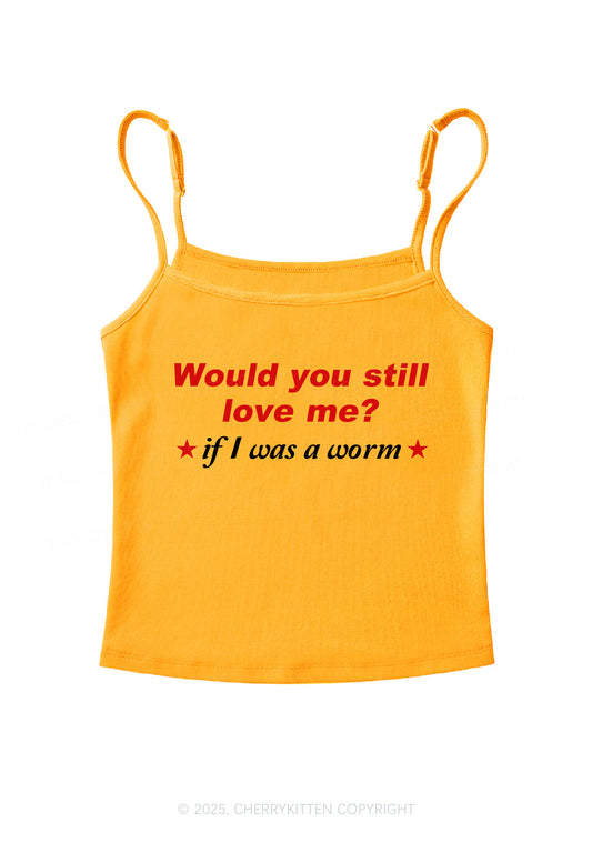 Would You Love Me Y2K Spaghetti Strap Cami Cherrykitten