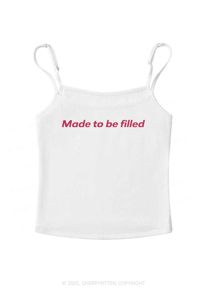 Made To Be Filled Y2K Spaghetti Strap Cami Cherrykitten