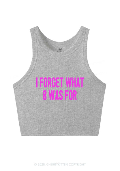 I Forget What Eight Was For Pride Y2K Crop Tank Top Cherrykitten