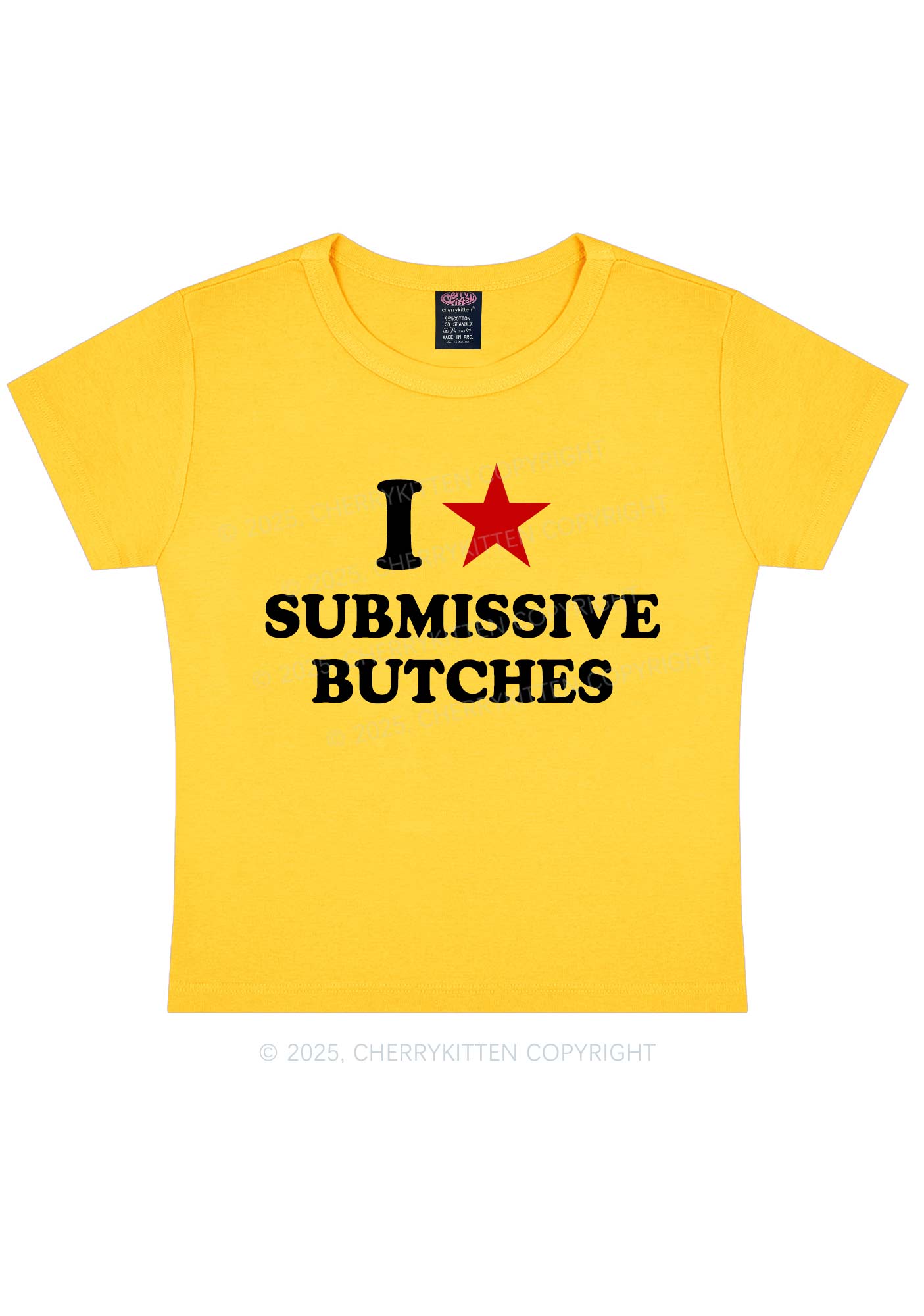 I Love S Butches Y2K Baby Tee Cherrykitten