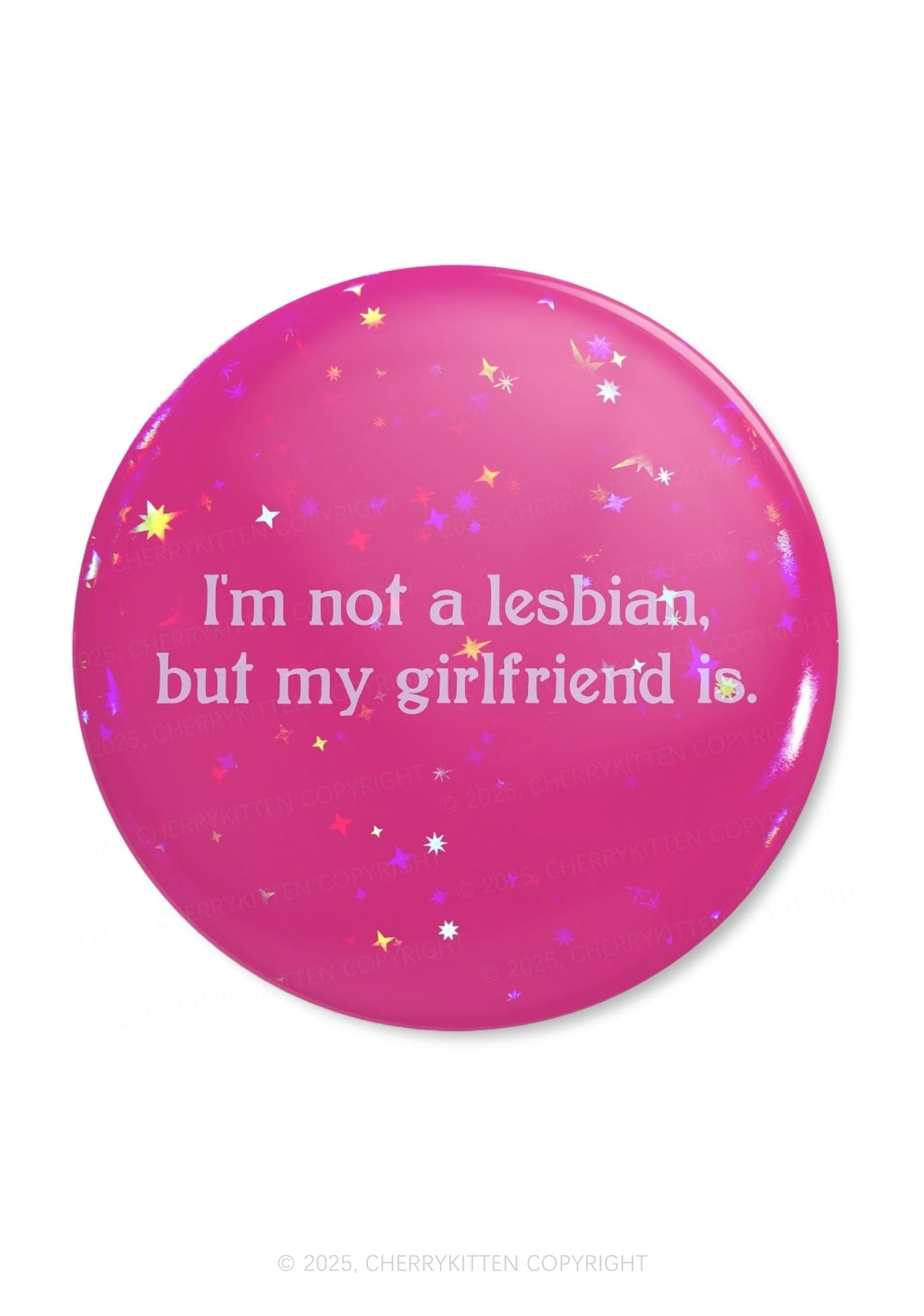 My Girlfriend Is Lesbian Pride 1Pc Y2K Pin Badge Cherrykitten