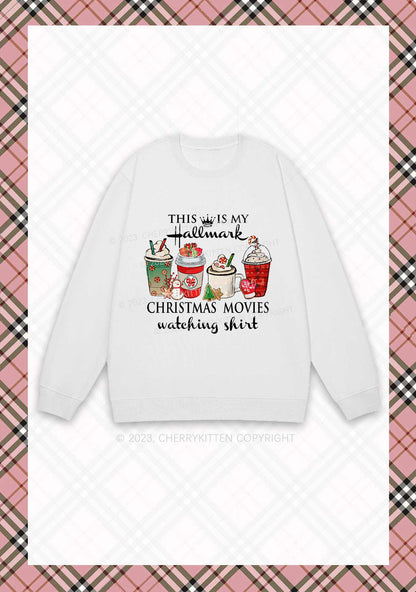 Christmas Movies Watching Shirt Y2K Sweatshirt Cherrykitten