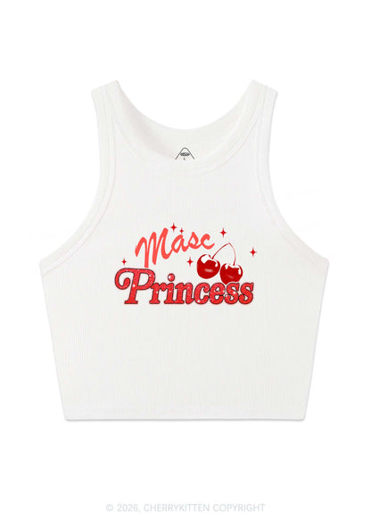 Masc Princess Cherry Pride Y2K Crop Tank Top Cherrykitten