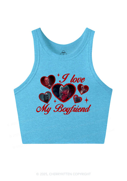 I Love My Boyfriend VN Y2K Crop Tank Top Cherrykitten